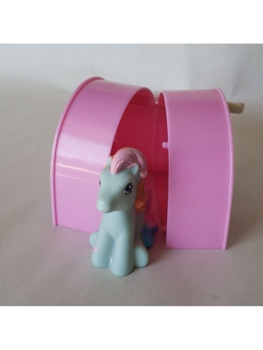 My Little Pony Hard Case Toy Carrier With  Horse Plastic 2004 Hasbro Decc Pac - Picture 11 of 16